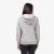BLUSÃO MOLETOM FILA COM CAPUZ CLASSIC FEMININO CINZA
