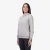 BLUSÃO MOLETOM FILA COM CAPUZ CLASSIC FEMININO CINZA