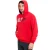 BLUSÃO NBA CHICAGO BULLS MASCULINO COM CAPUZ VERMELHO/BRANCO
