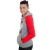 BLUSÃO PUMA FUN IND GRAPHIC HOODED SWEAT INFANTIL CINZA/VERMELHO