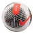 BOLA NIKE CAMPO PITCH BRANCO/VERMELHO