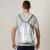 BOLSA ADIDAS GYMBAG ARGENTINA SAQUINHO PRETO/AZUL CELESTE