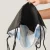 BOLSA ADIDAS GYMBAG ARGENTINA SAQUINHO PRETO/AZUL CELESTE