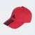 BONE ADIDAS BASEBALL TRES LISTRAS NEW LOGO VERMELHO/PRETO