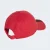 BONE ADIDAS BASEBALL TRES LISTRAS NEW LOGO VERMELHO/PRETO