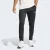 CALÇA ADIDAS AFUNILADA JUSTA PADRÃO SERENO TRÊS LISTRAS AEROREADY MASCULINA PRETO
