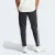 CALÇA ADIDAS AFUNILADA JUSTA PADRÃO SERENO TRÊS LISTRAS AEROREADY MASCULINA PRETO