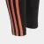 CALÇA ADIDAS LEGGING LG COTTON INFANTIL PRETO/SALMAO