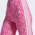 CALÇA LEGGING ADIDAS ESSENTIALS 3-STRIPES ANIMAL PRINT FEMININA ROSA/BEGE