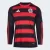 CAMISA ADIDAS FLAMENGO I 2025/26 M/L MASCULINO VERMELHO/PRETO