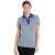 CAMISA NIKE SPHERE SS POLO FEMININA CINZA/ROXO