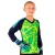 CAMISA POKER GOLEIRO SUBLIMADA CARDIO MANGA LONGA INFANTIL VERDE/MARINHO