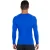 CAMISA POKER SKIN COMPRESSAO X RAY LIGHT MANGA LONGA MASCULINA AZUL