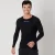CAMISA POKER SKIN COMPRESSÃO X-RAY MANGA LONGA MASCULINA PRETO