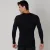 CAMISA POKER SKIN COMPRESSÃO X-RAY MANGA LONGA MASCULINA PRETO