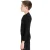 CAMISA POKER SKIN MANGA LONGA INFANTIL PRETO