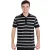 CAMISA PUMA POLO FUN STRIPE JERSEY MASCULINA PRETO/CINZA
