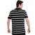 CAMISA PUMA POLO FUN STRIPE JERSEY MASCULINA PRETO/CINZA