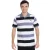 CAMISA PUMA POLO STYLE STRIPE MASCULINA PRETO/BRANCO