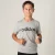 CAMISETA ADIDAS LOGO ESSENTIALS LINEAR INFANTIL CINZA