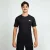 CAMISETA ADIDAS OWN THE RUN 3 LISTRAS MASCULINA PRETO
