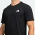 CAMISETA ADIDAS OWN THE RUN 3 LISTRAS MASCULINA PRETO