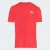 CAMISETA ADIDAS OWN THE RUN 3 LISTRAS MASCULINA VERMELHO