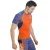 CAMISETA ASICS NEW BIKE SS RUNNING MASCULINA LARANJA/AZUL