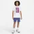 CAMISETA NIKE COURT MASCULINA BRANCO/ROXO