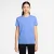 CAMISETA NIKE DRI-FIT FEMININA AZUL/BRANCO