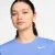 CAMISETA NIKE DRI-FIT FEMININA AZUL/BRANCO