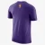 CAMISETA NIKE NBA LOS ANGELES LAKERS CITY EDITION ROXO/AMARELO