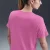 CAMISETA NIKE SPORTSWEAR CLUB ESSENTIALS FEMININA ROSA/BRANCO