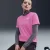 CAMISETA NIKE SPORTSWEAR CLUB ESSENTIALS FEMININA ROSA/BRANCO