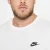 CAMISETA NIKE SPORTSWEAR CLUB MASCULINA BRANCO/PRETO