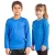 CAMISETA POKER TÉRMICA SKIN INFANTIL III MANGA LONGA AZUL