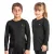 CAMISETA POKER TÉRMICA SKIN INFANTIL III MANGA LONGA PRETO