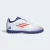 CHUTEIRA ADIDAS F50 CLUB TF SOCIETY INFANTIL BRANCO/AZUL
