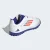 CHUTEIRA ADIDAS F50 CLUB TF SOCIETY INFANTIL BRANCO/AZUL