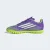 CHUTEIRA ADIDAS F50 LEAGUE SOCIETY INFANTIL ROXO/VERDE