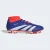 CHUTEIRA ADIDAS PREDATOR 24 CLUB SOCK FXG CAMPO AZUL/BRANCO