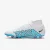 CHUTEIRA NIKE CAMPO SUPERFLY 9 CLUB FG/MG CAMPO BRANCO/AZUL