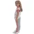 CONJUNTO ADIDAS DY WINNIE INFANTIL BRANCO/CINZA