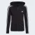 JAQUETA ADIDAS CAPUZ ESSENTIALS INFANTIL PRETO/BRANCO
