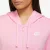 JAQUETA NIKE SPORTSWEAR CLUB FLEECE FEMININA ROSA
