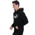 JAQUETA PUMA ESS LOGO HOODED COM CAPUZ MASCULINA PRETO/BRANCO