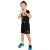 KIT UMBRO VASCO OFICIAL 1 2014 NÚMERO 10 INFANTIL BRANCO/PRETO