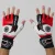 LUVA POKER FUTSAL MAGNET PRO SILVER PRETO/VERMELHO