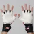 LUVA POKER FUTSAL MAGNET PRO SILVER PRETO/VERMELHO