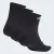 MEIA ADIDAS CANO MEDIO LOGO PCT C/3 PRETO